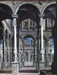 The Annunciation: Detail of Architecture